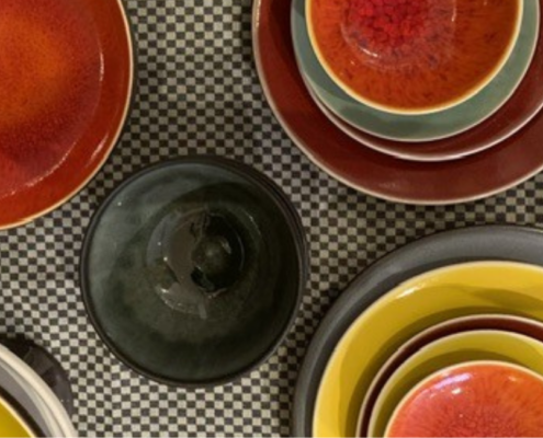 Tafel vol zon! Tourron op tafel: zonnige kleuren