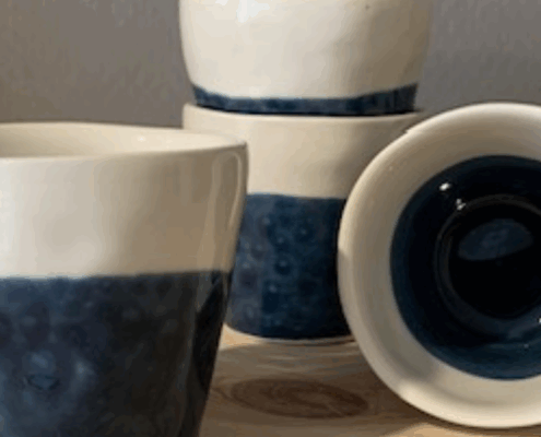 espresso bekertjes van Duro Ceramics bij glazuur aardewerk